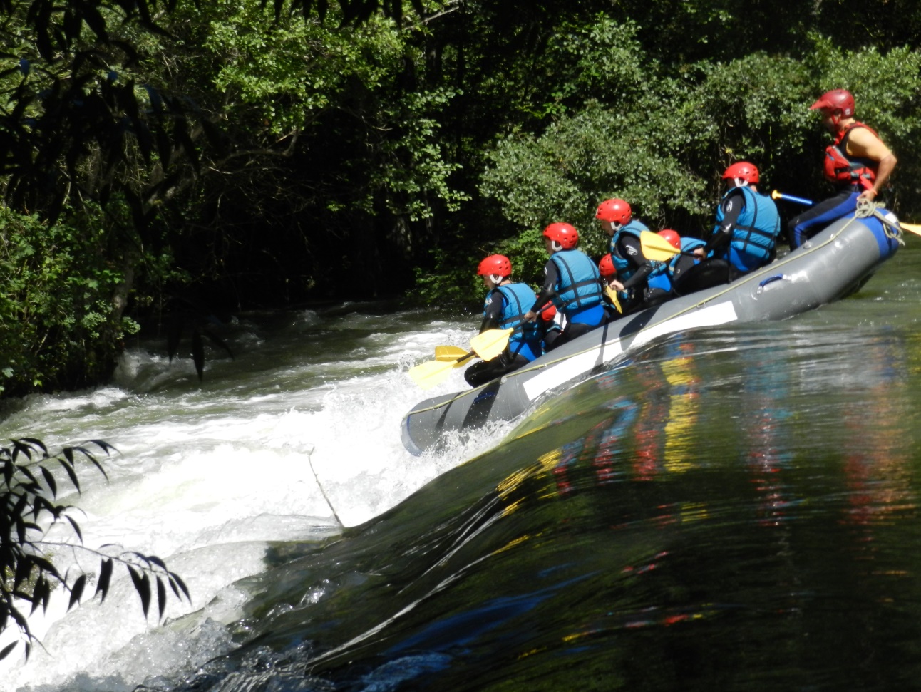 Rafting en el Alto Ebro