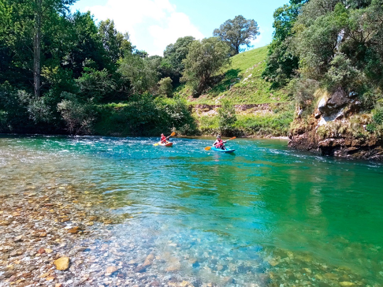 Canoas Río Cares